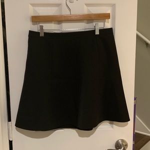 J.Crew Fluted Skirt in Double Crepe